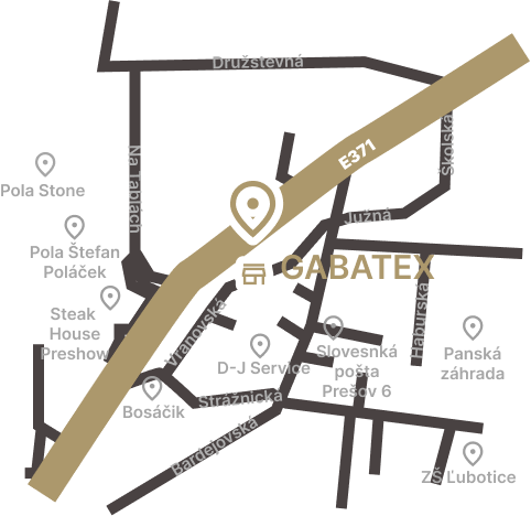 Gabatex Prešov - sprostredkovanie predaja bytového textilu. Dokonale zladíme interiéry od kobercov, cez tapety, záclony, až po čalúnenie nábytku.